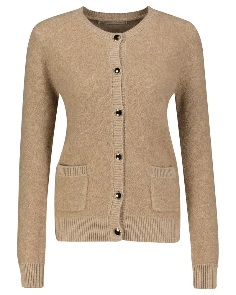 (THE MERCER) N.Y. Damen Strickjacke mit Kaschmir Taupe