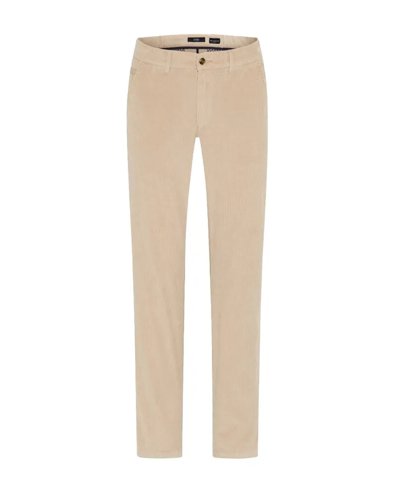 Eurex by Brax Herren Cordhose mit Komfortbund THILO Regular Fit Beige
