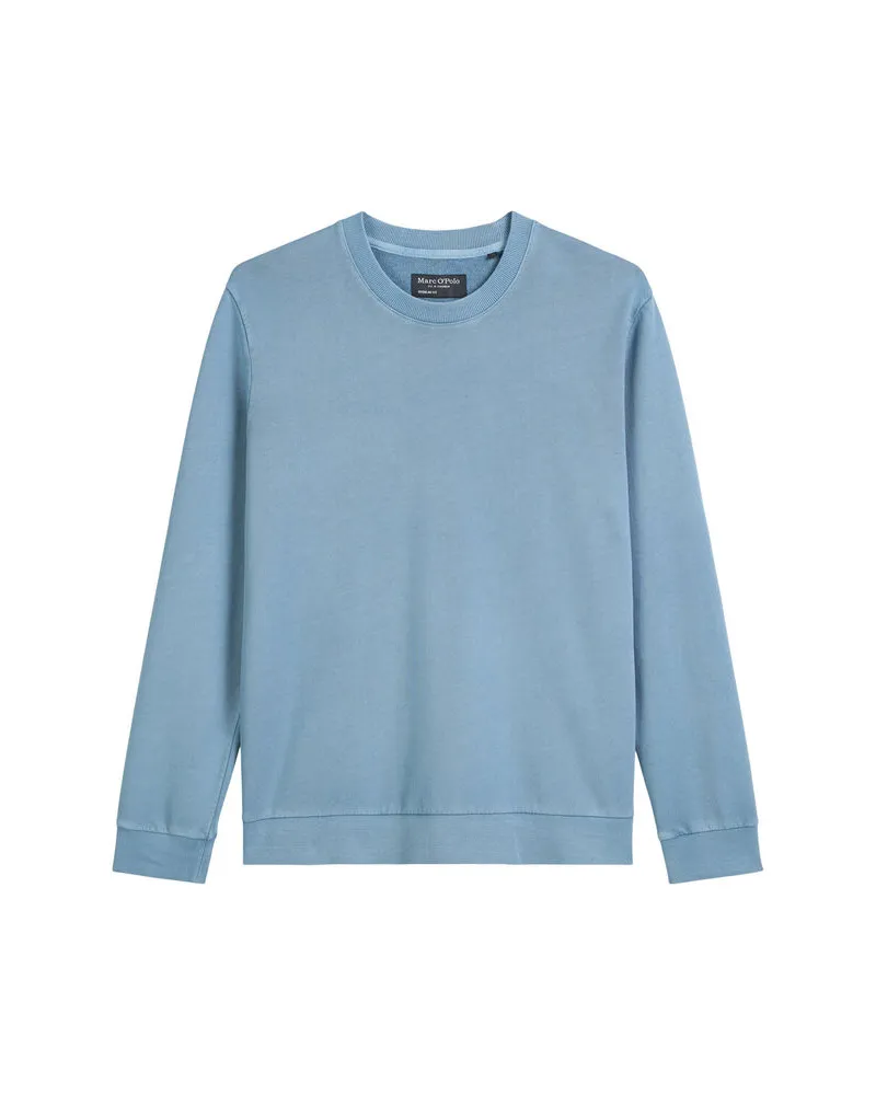 Marc O'Polo Herren Sweatshirt aus Bio-Baumwolle Blau
