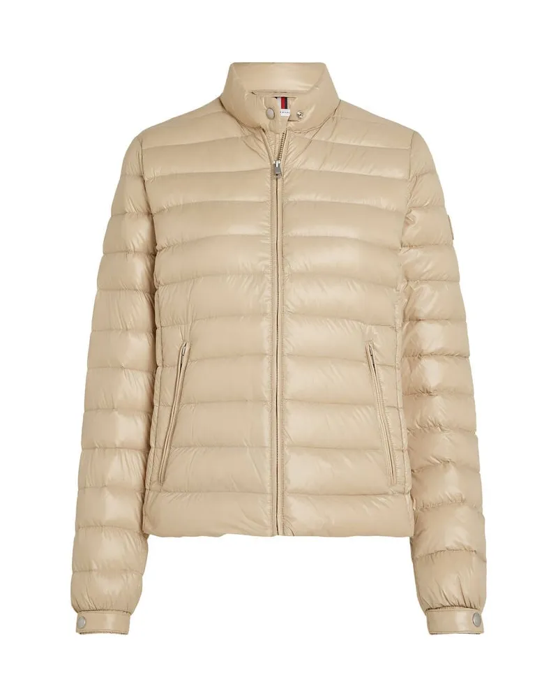 Tommy Hilfiger Damen Daunenjacke wasserabweisend Sand