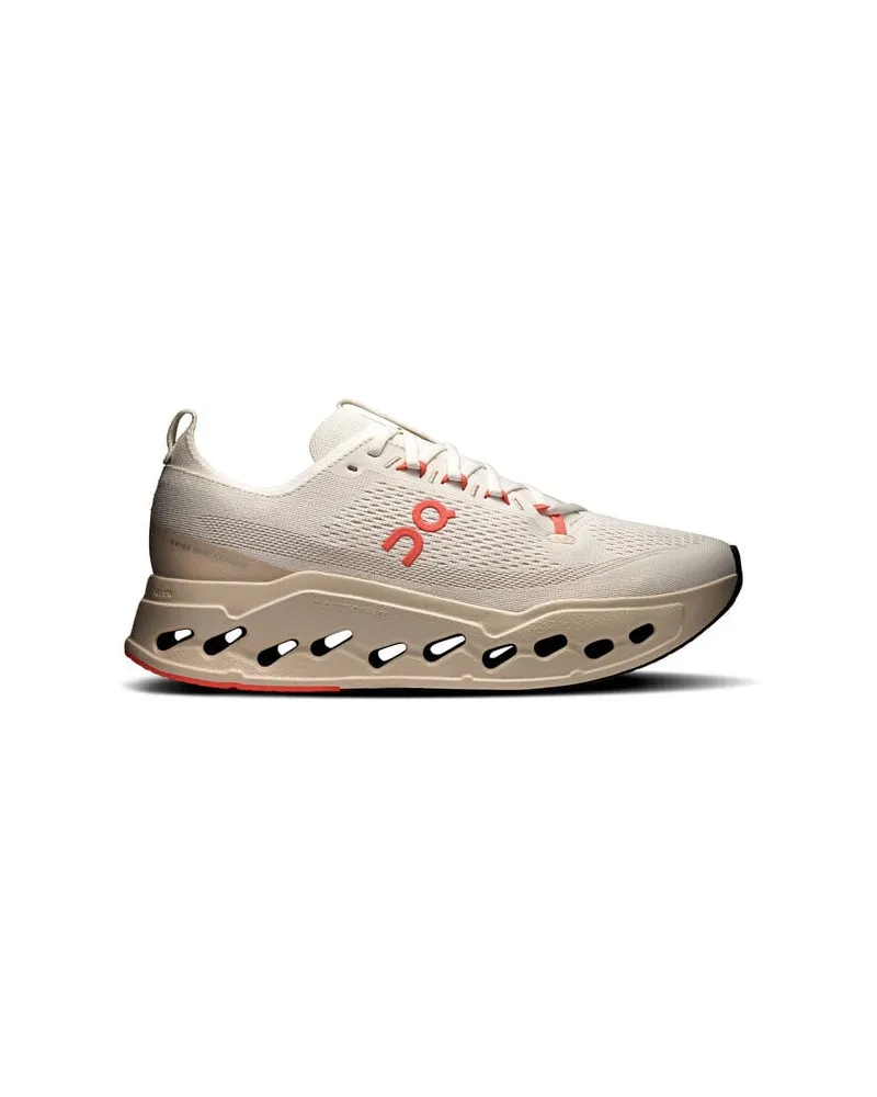 ON Damen Laufschuhe CLOUDSURFER MAX Wollweiss