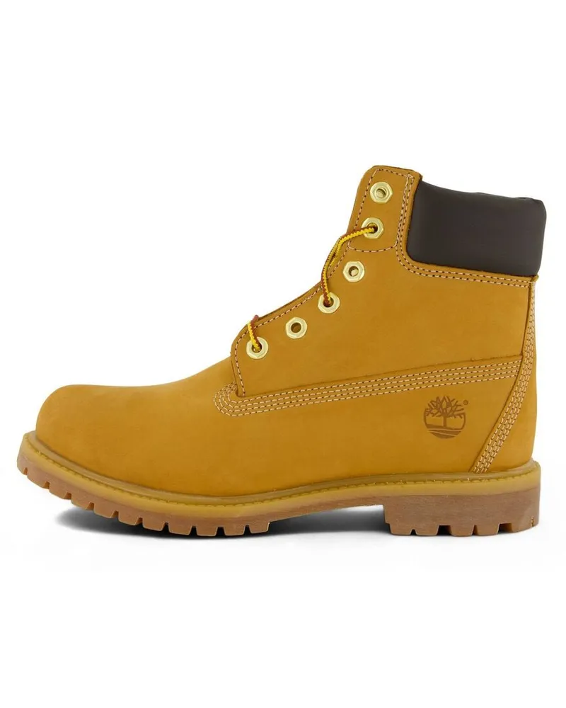 Timberland Damen Schnürboots wasserdicht PREMIUM 6 INCH Camel