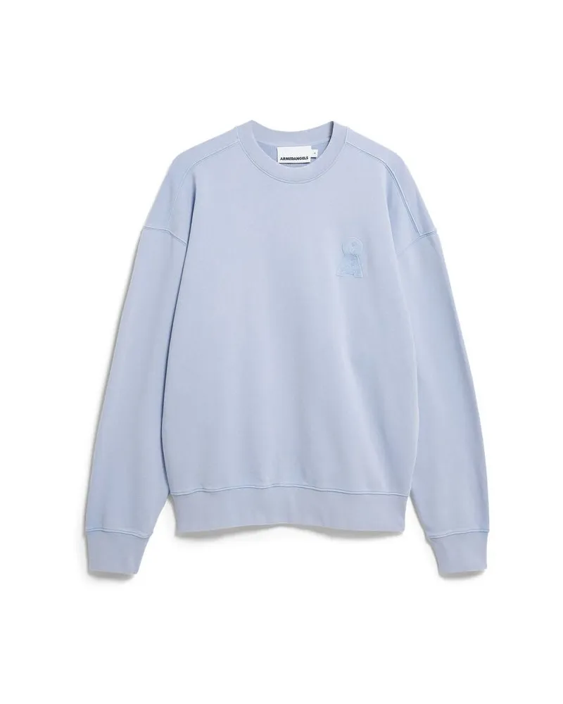 Armedangels Herren Sweatshirt ICONIC A GMT Bleu