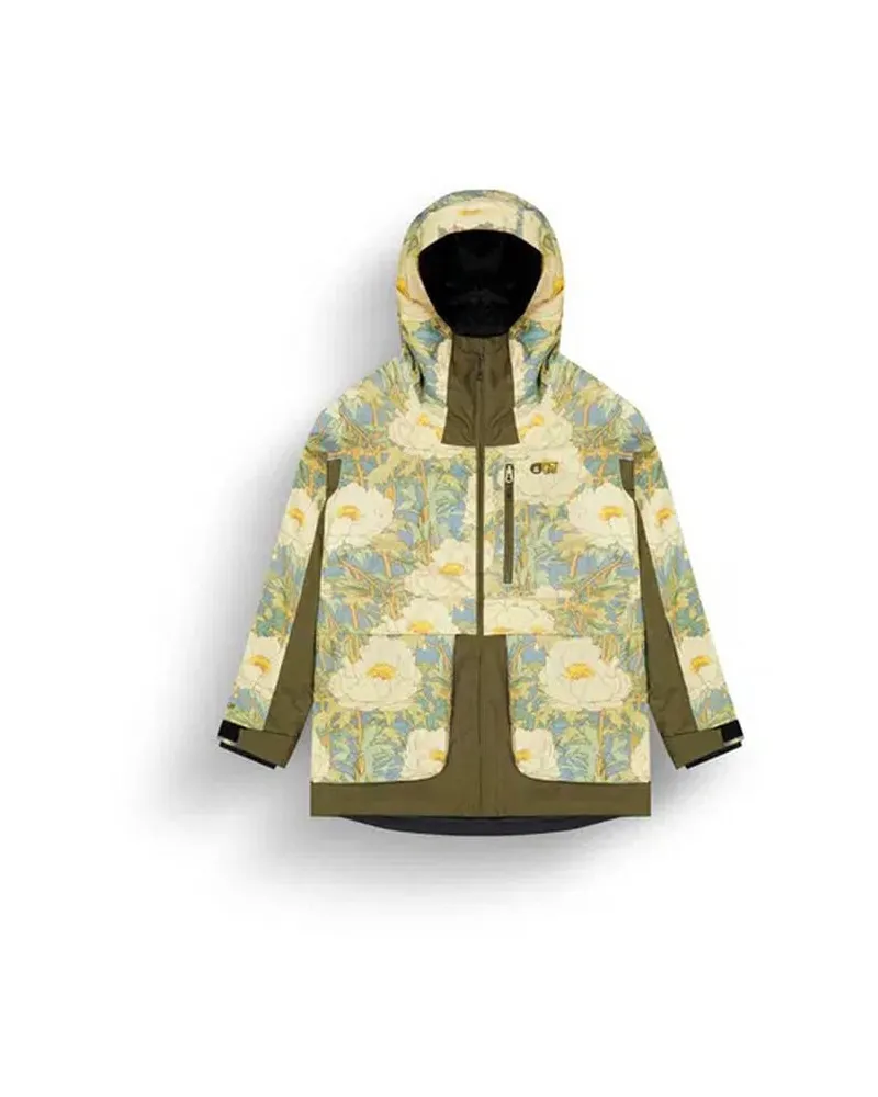 Picture Damen Skijacke GLAWI Blumen