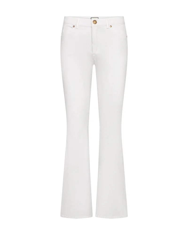 SEDUCTIVE  Damen Jeans CLAIRE KICK Bootcut Weiss