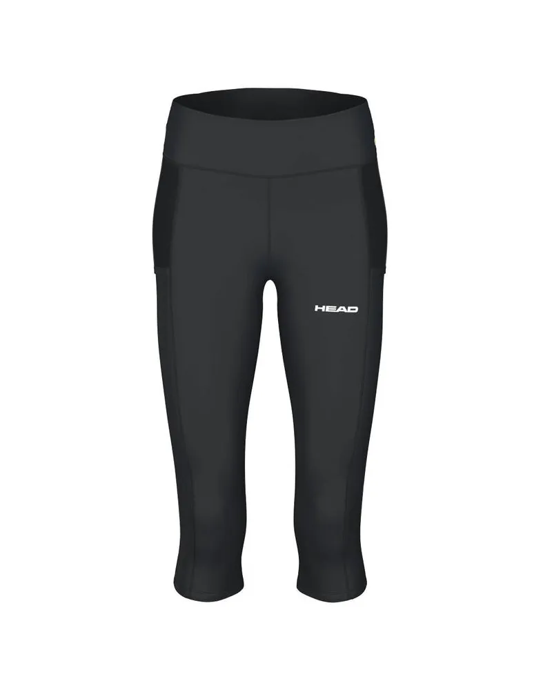 Head Damen Tennistights POWER 3/4 Schwarz