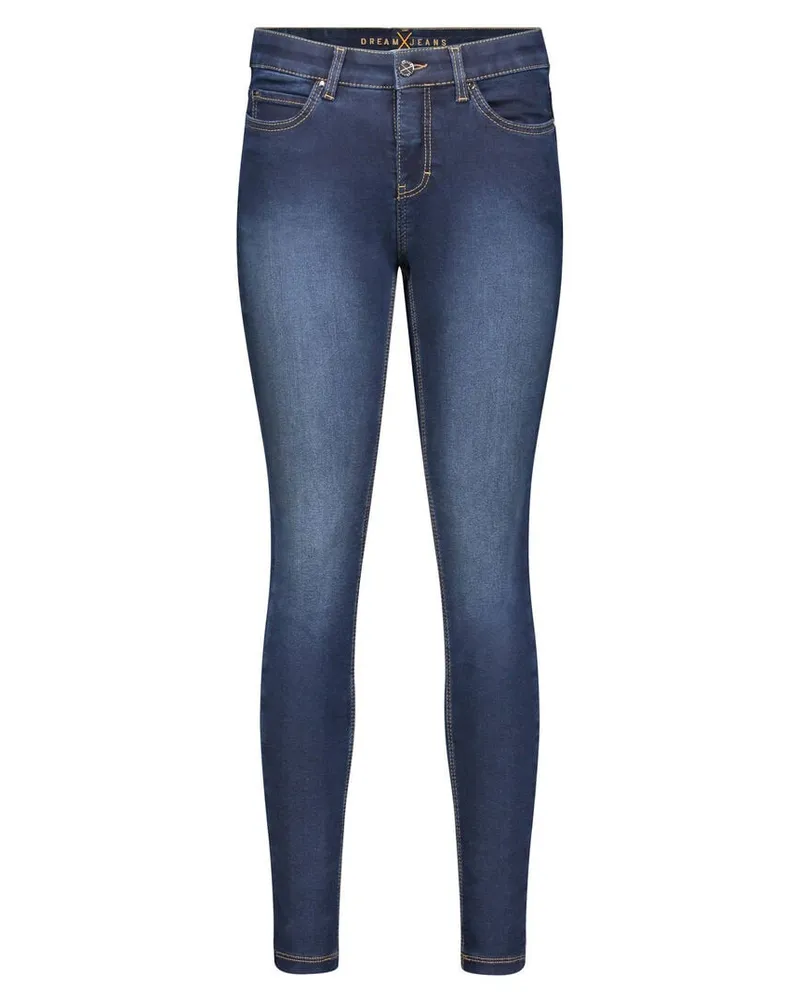MAC Jeans Damen Jeans DREAM SKINNY Skinny Fit Darkblue