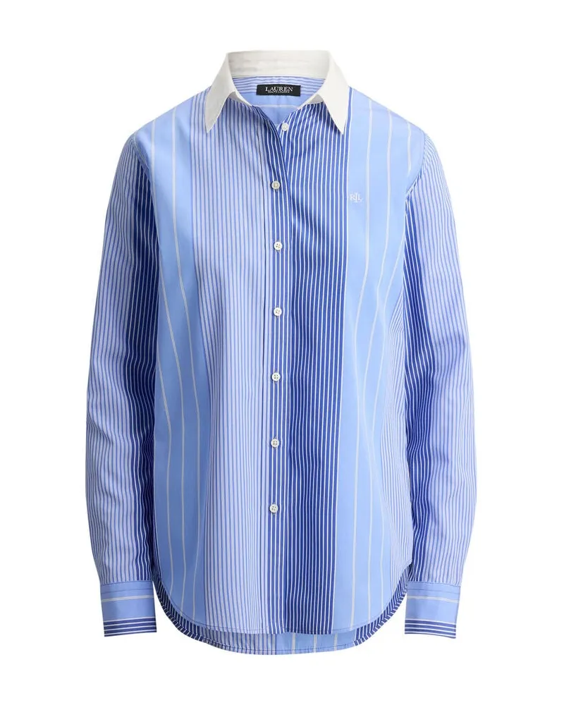 Ralph Lauren Damen Hemdbluse aus Baumwolle Blau