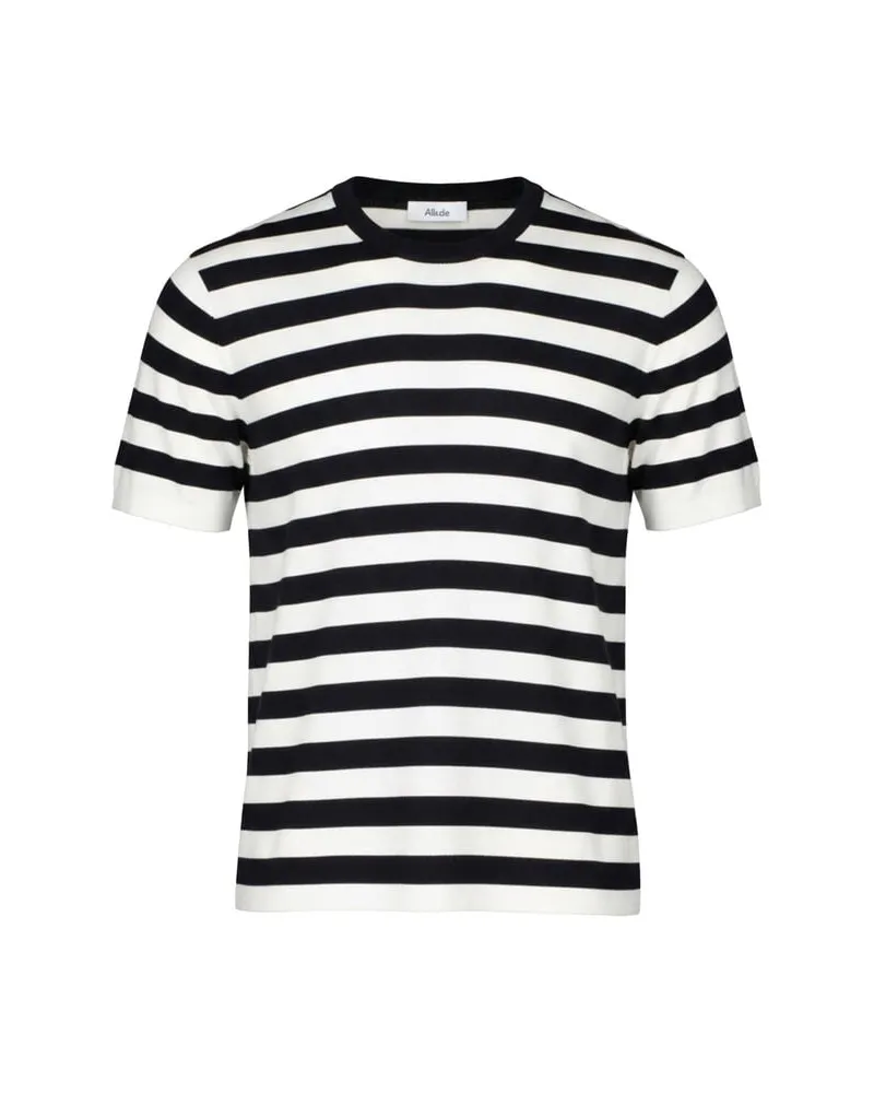 ALLUDE Herren Pullover aus Seidenmix Marine