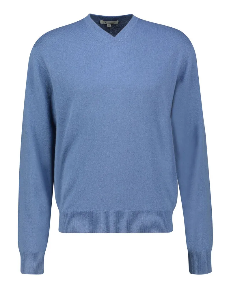 Frantina Herren Pullover aus Kaschmir Denim