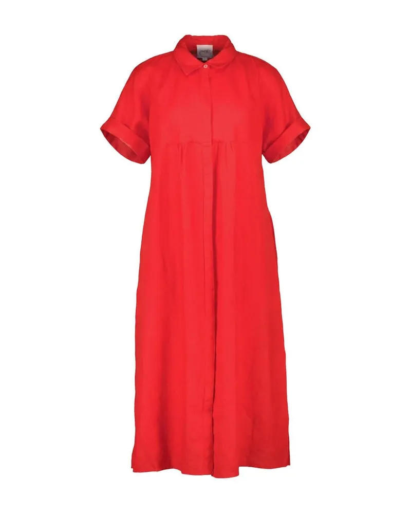 pure Damen Kleid aus Leinen Lipstick