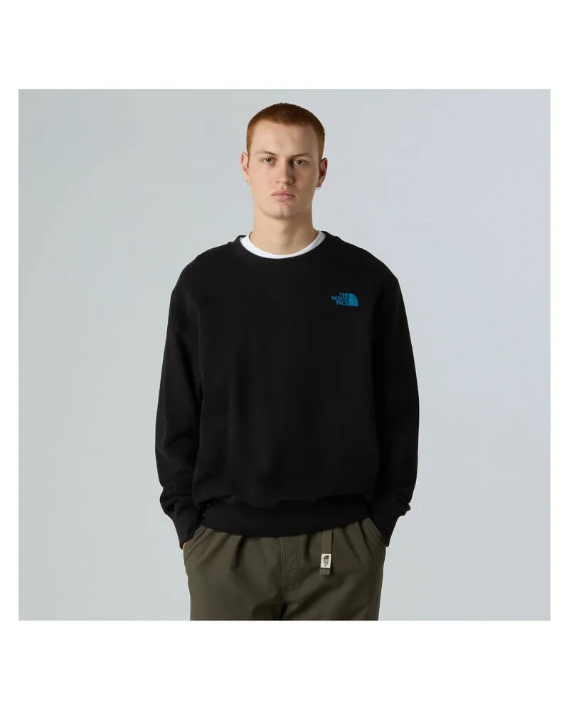The North Face Herren Sweatshirt NSE SLOPES Relaxed Fit Schwarz