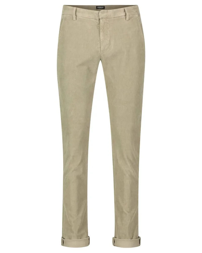 Dondup Herren Cordhose GAUBERT Slim Fit Grün