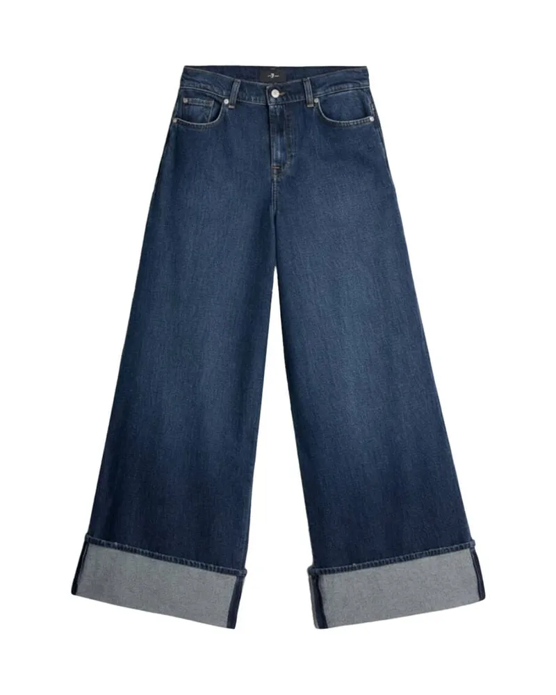 7 for all mankind Damen Jeans MARIE Wide Leg Blueblack