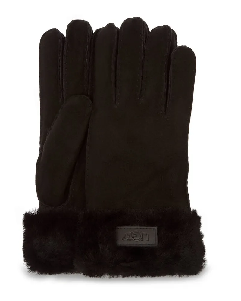 UGG Damen Handschuhe TURN CUFF Schwarz