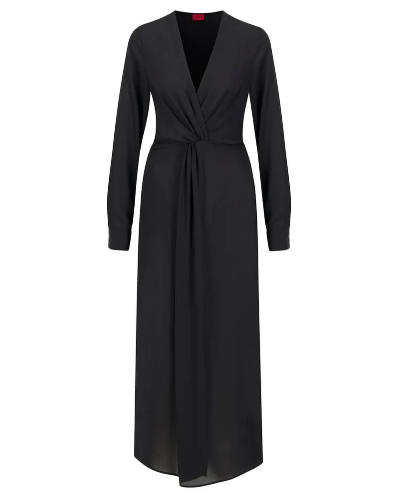 HUGO BOSS Damen Kleid KOVENTI Schwarz
