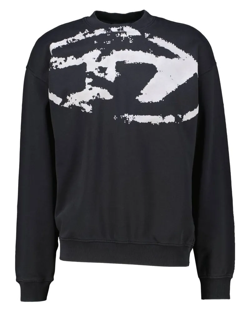 Diesel Herren Sweatshirt BOXT-N5 Schwarz