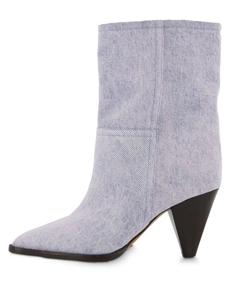 Isabel Marant Damen Stiefeletten ROUXA-GB DENIM SLOUCHY Lila