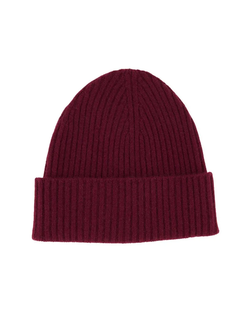 pure Damen Kaschmirmütze Burgund