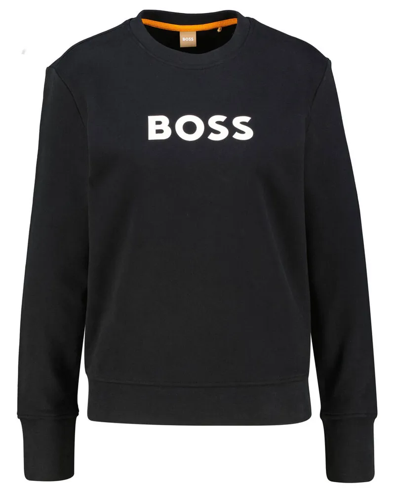 HUGO BOSS Damen Sweatshirt C_ELABOSS_6 Schwarz