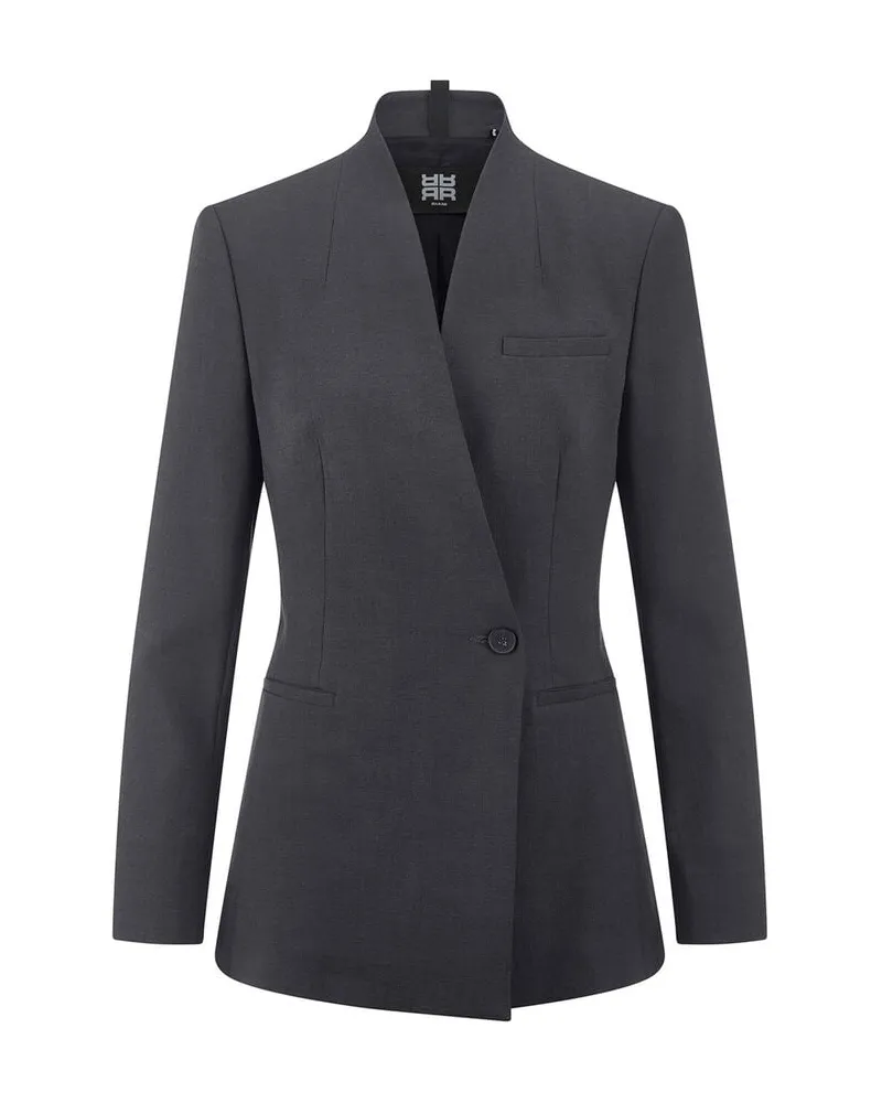 Riani Damen Blazer mit Viskose Braun