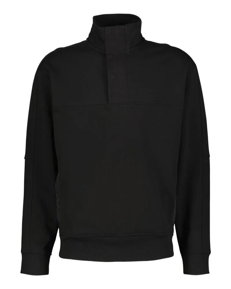 HUGO BOSS Herren Sweatshirt ZE_WORK Schwarz