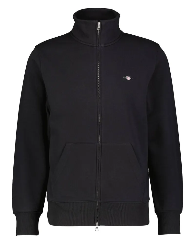 Gant Herren Sweatjacke SHIELD Schwarz