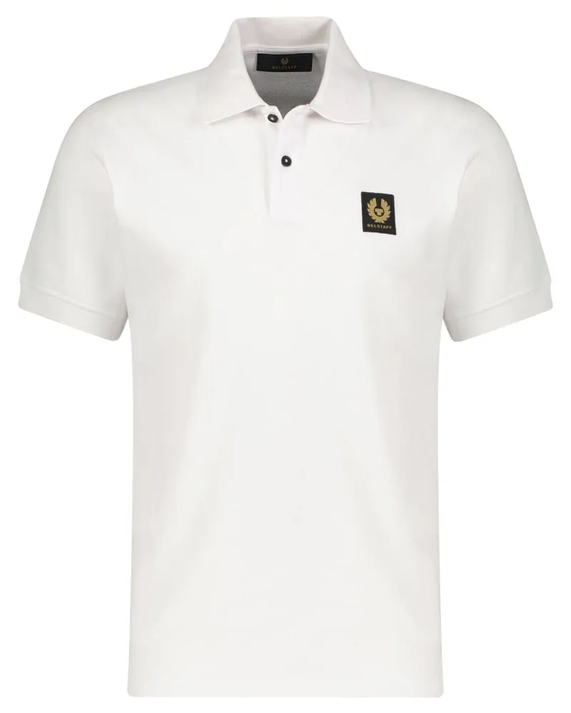 Belstaff Herren Poloshirt Kurzarm Weiss