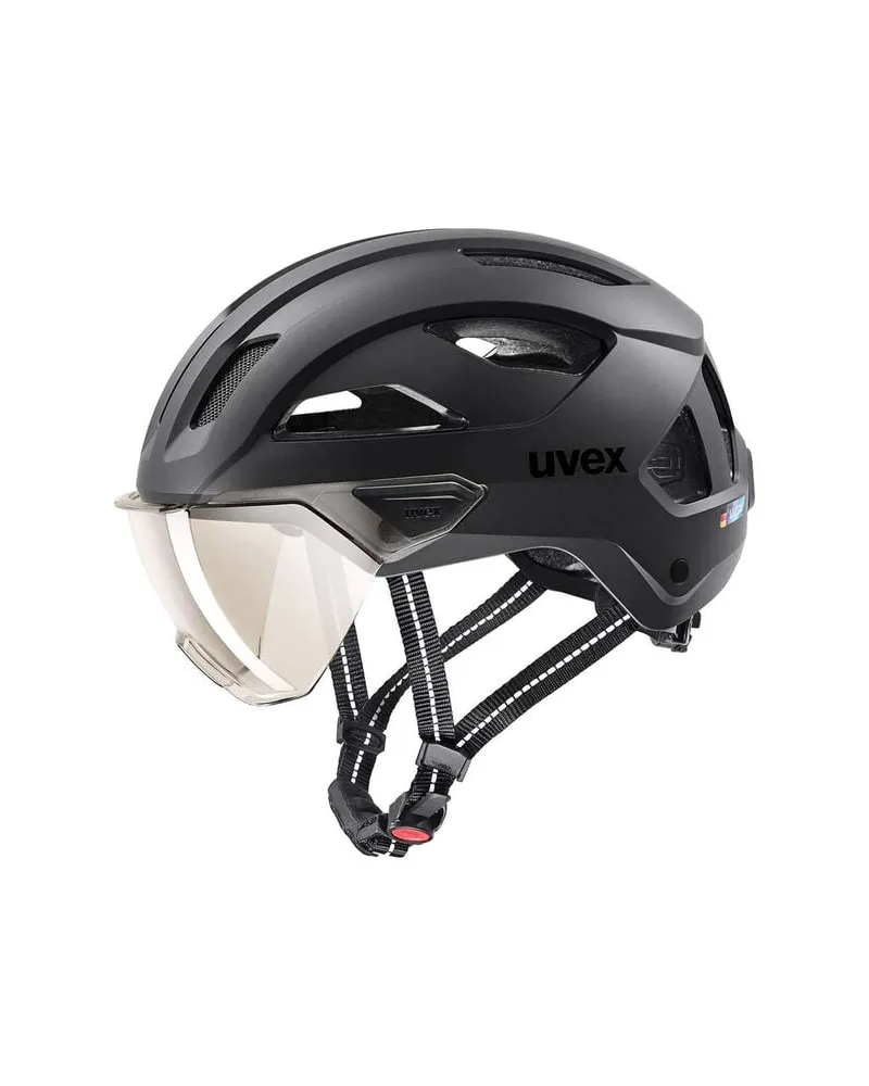 Uvex Fahrradhelm STRIDE VISOR Schwarz