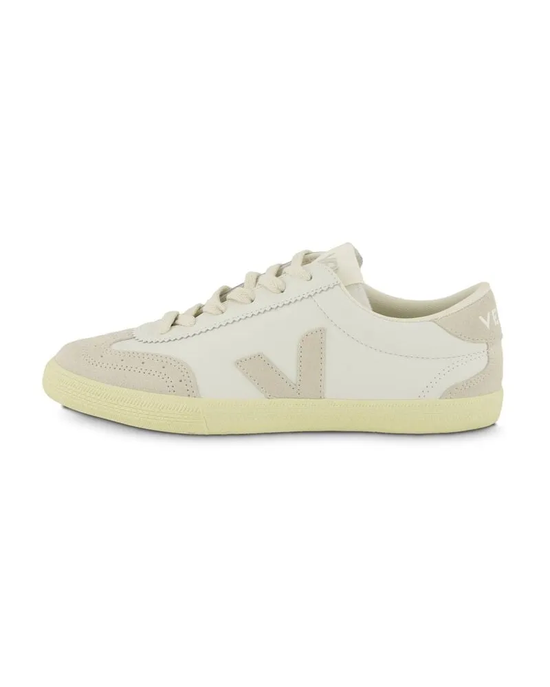 VEJA Damen Sneaker VOLLEY aus Leder Weiss