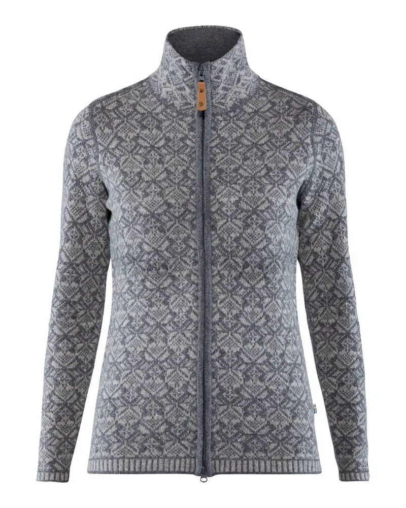 Fjäll Räven Damen Fleecejacke SNOW Grau