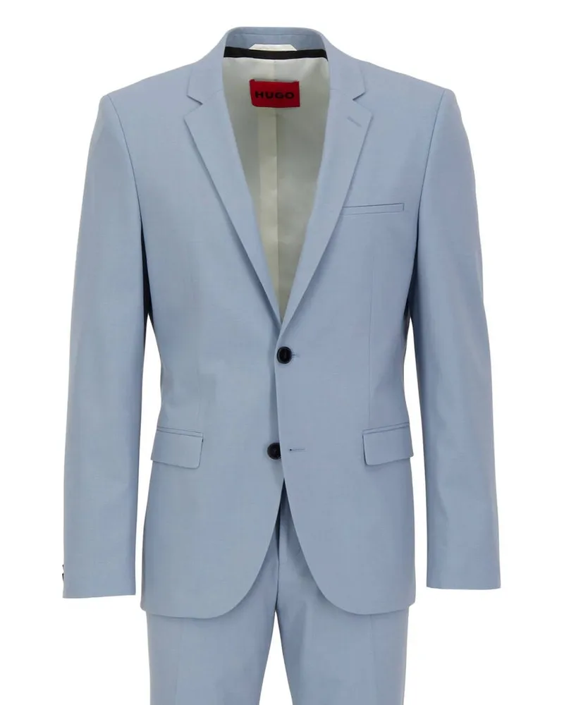 HUGO BOSS Herren Anzug mit Wolle ARTI/HESTEN232X Extra Slim Fit Bleu