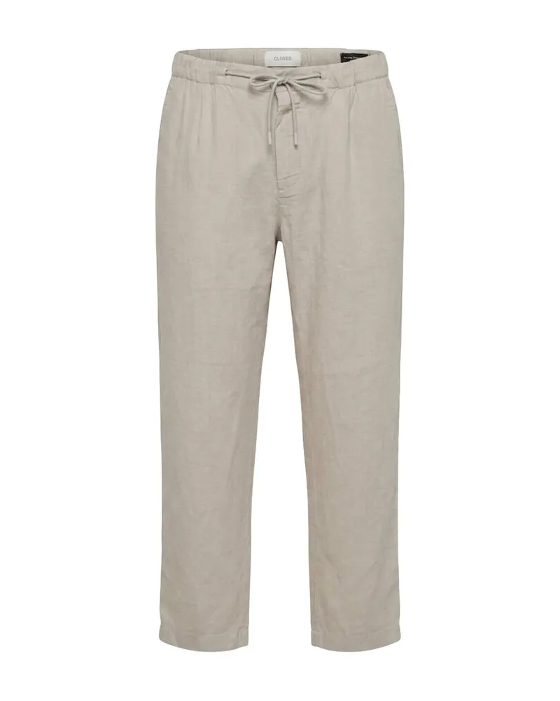 Closed Herren Leinenhose VIGO Tapered Grau