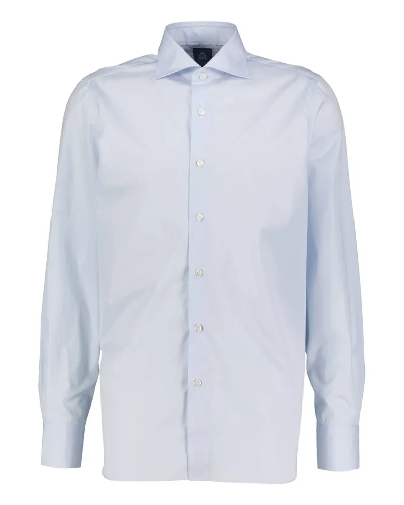 Finamore 1925 Herren Hemd NAPOLI-SIMONE Regular Fit Blau