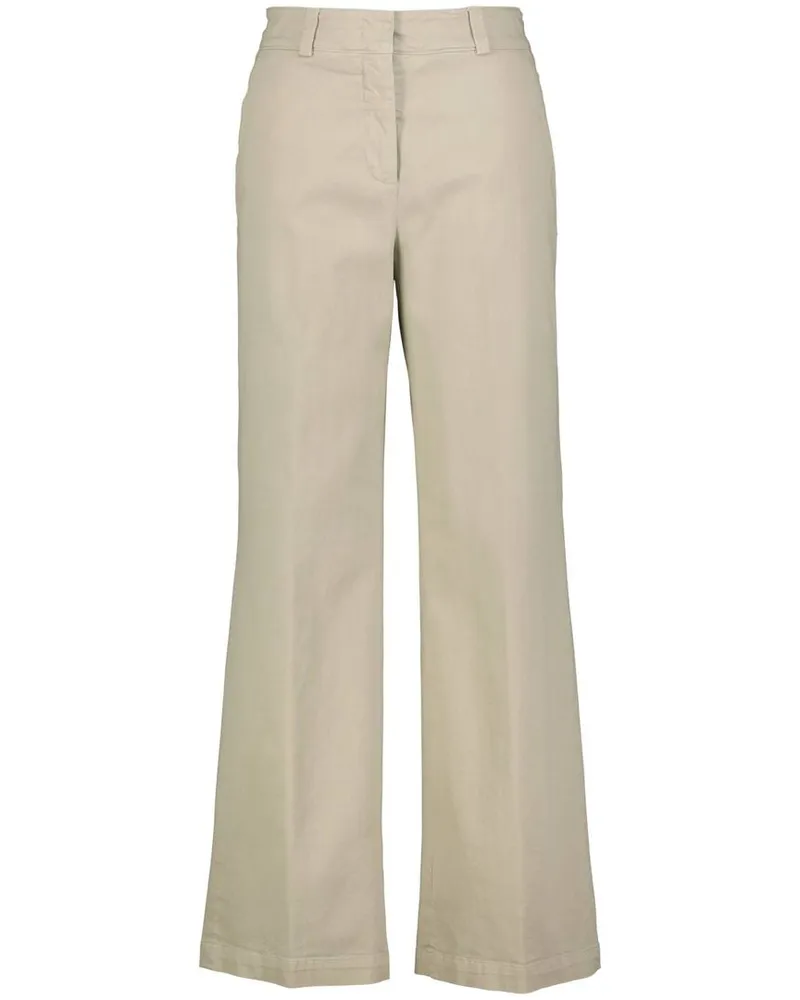 Peserico Damen Hose mit Baumwolle Khaki