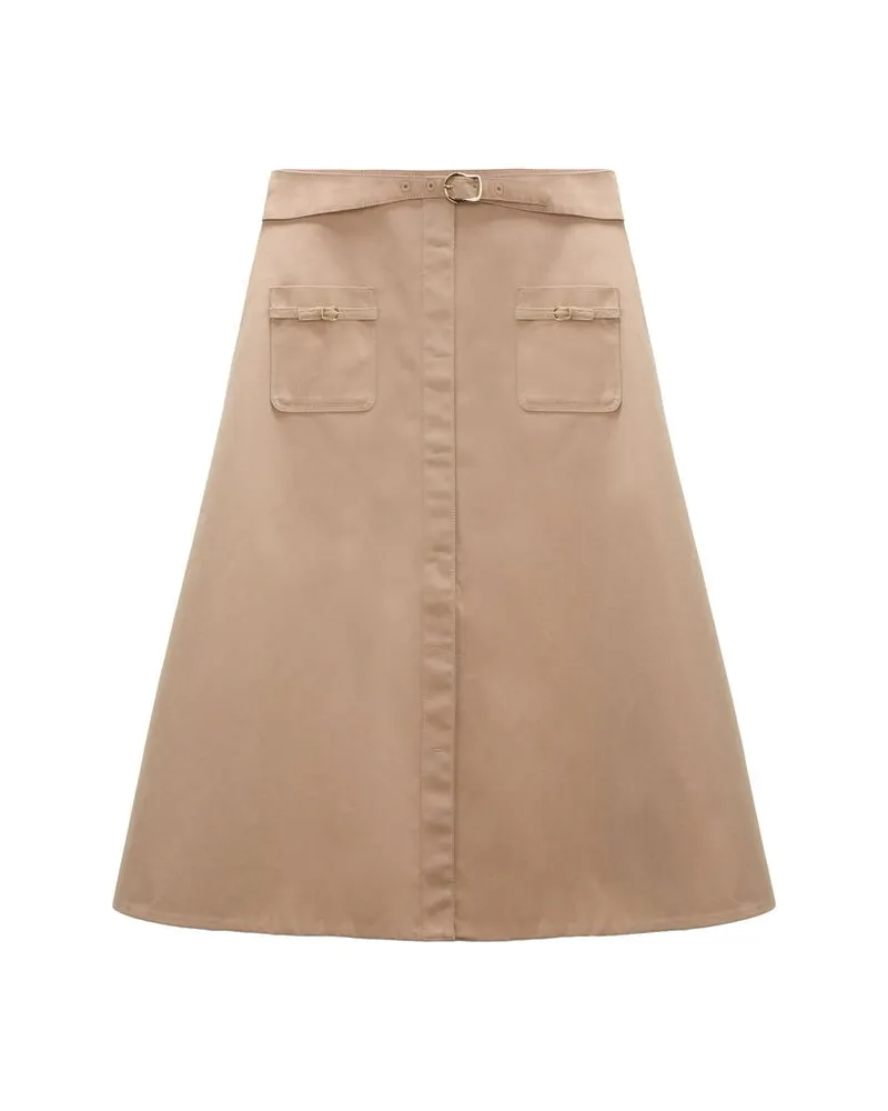 Dorothee Schumacher Damen Rock LUXURY LAYER Beige
