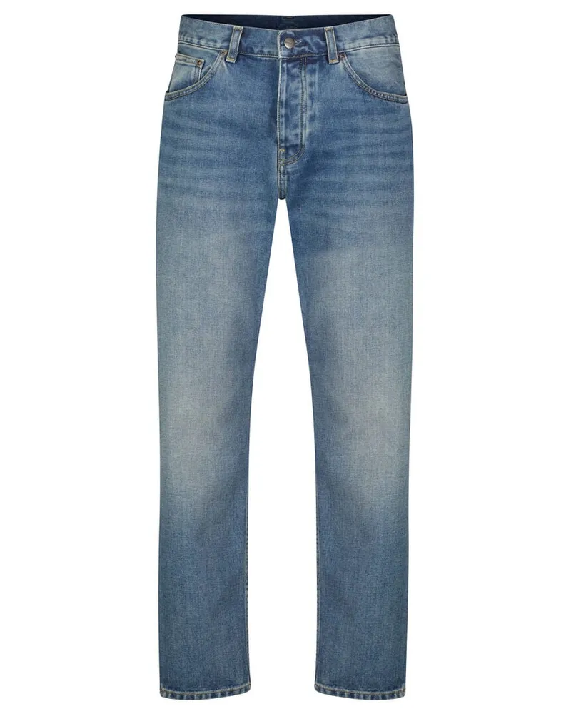 Carhartt WIP Herren Jeans NEWEL PANT Relaxed Tapered Fit Darkblue