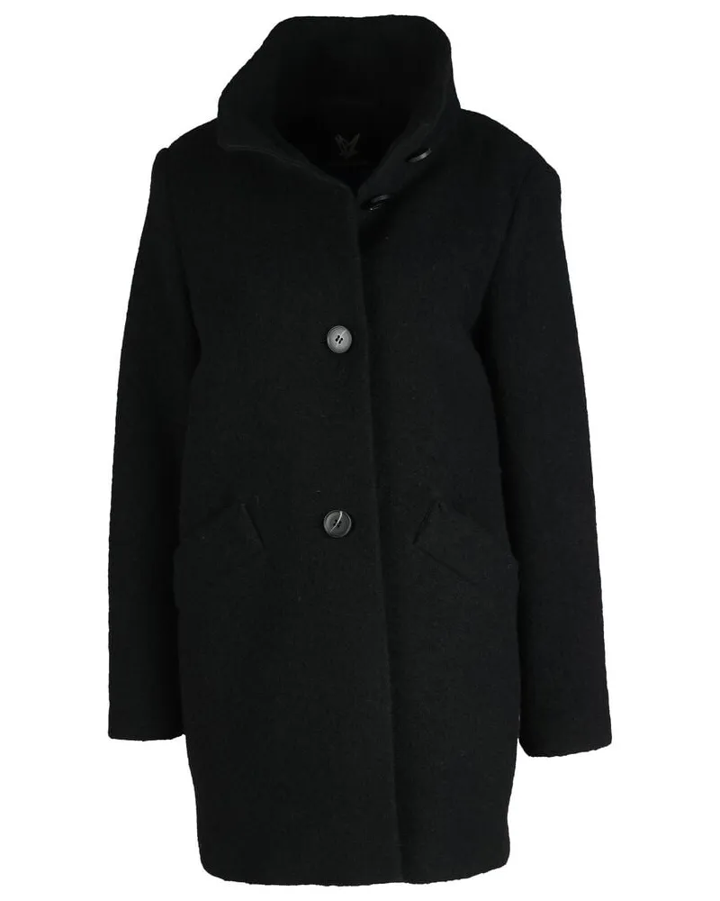 Fuchs Schmitt Damen Mantel mit Stehkragen Schwarz
