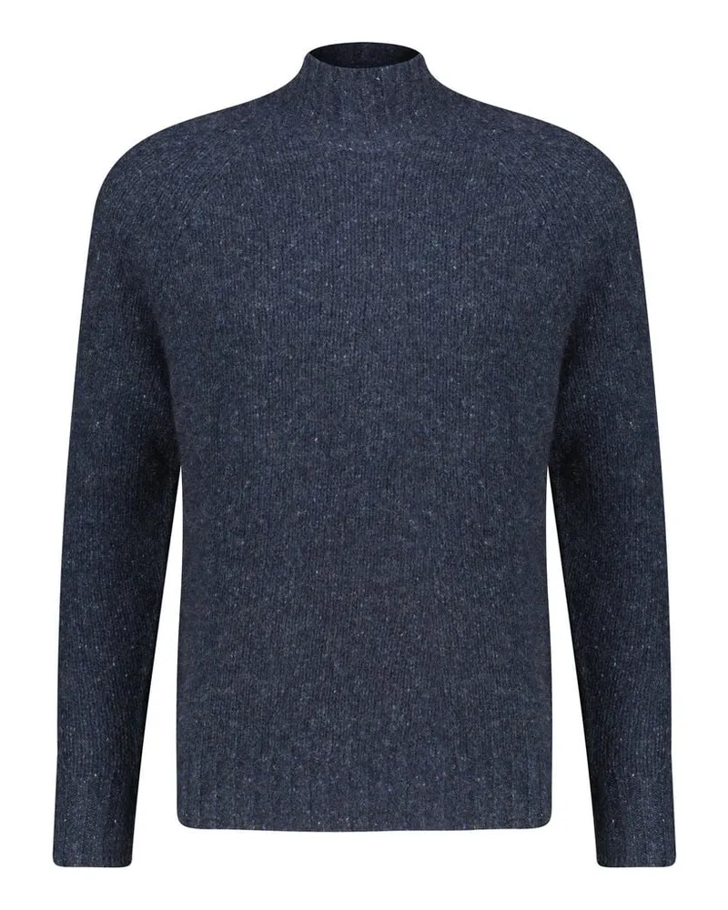 ALLUDE Herren Kaschmirpullover Blau