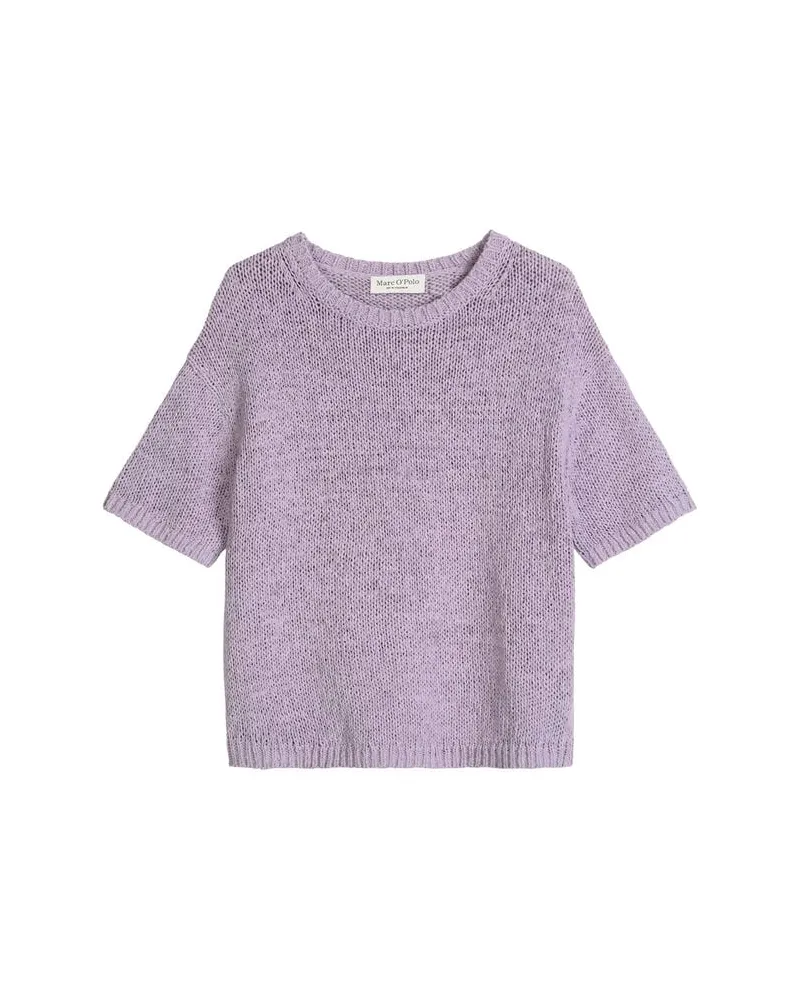 Marc O'Polo Damen Pullover aus Bändchengarn Lavendel