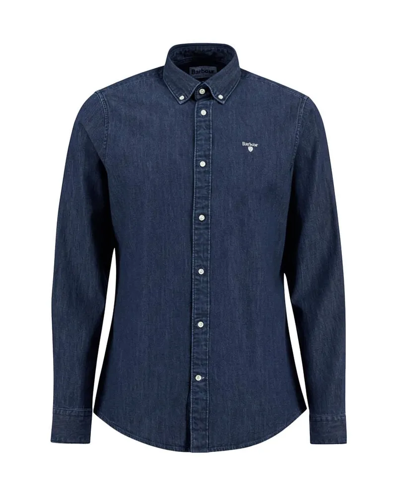 Barbour Herren Jeanshemd Tailored Fit Blau