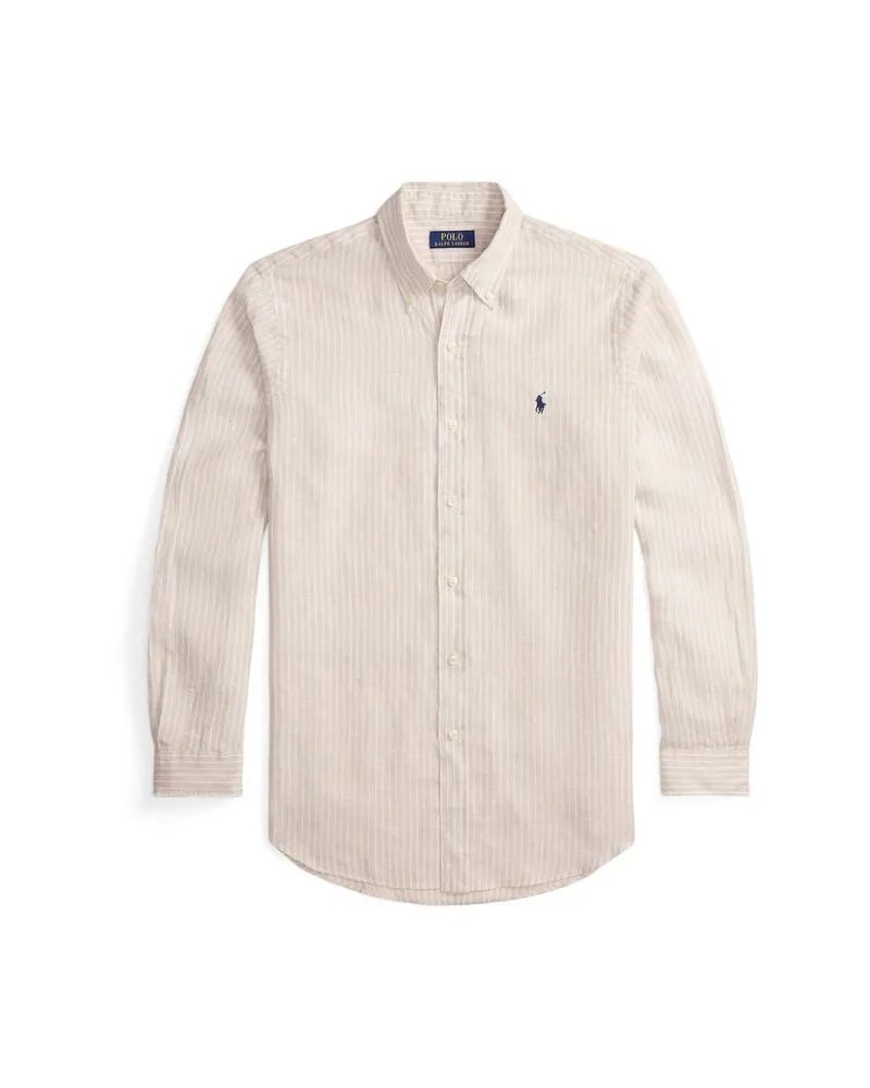 Ralph Lauren Herren Hemd aus Leinen Beige