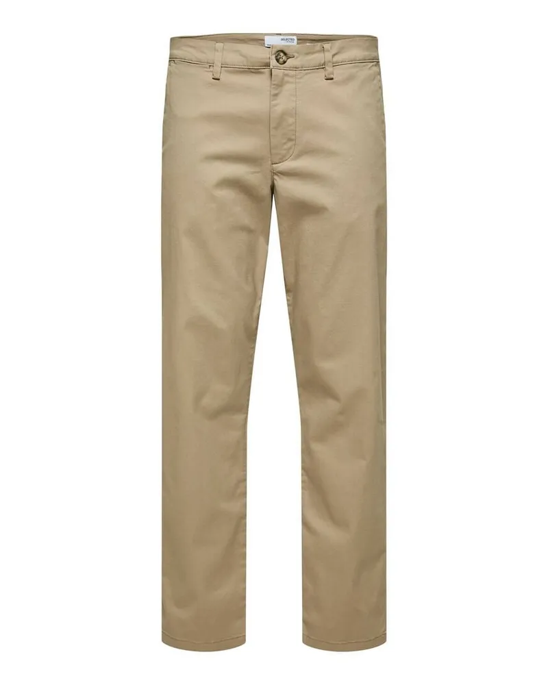 Selected Homme Herren Chinohose Tapered Fit Camel