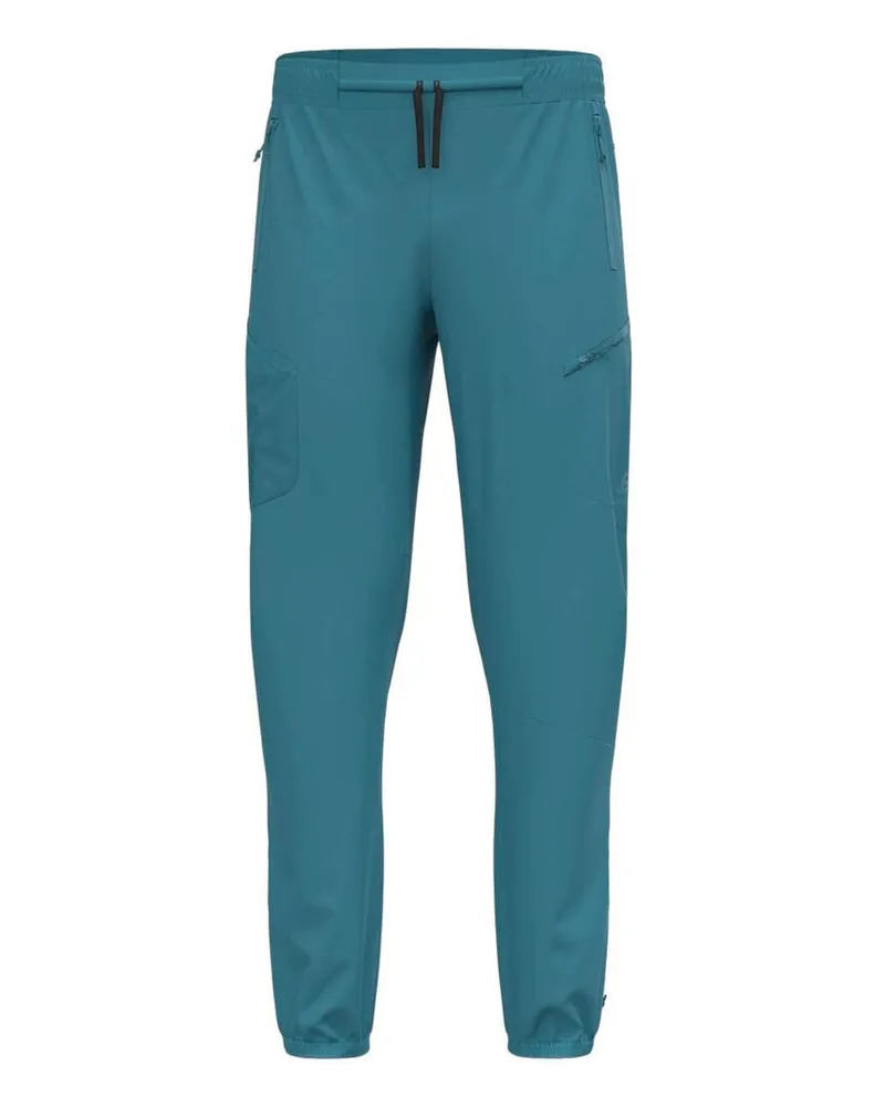 Odlo Herren Langlaufhose ZEROWEIGHT X-WARM Rauchblau