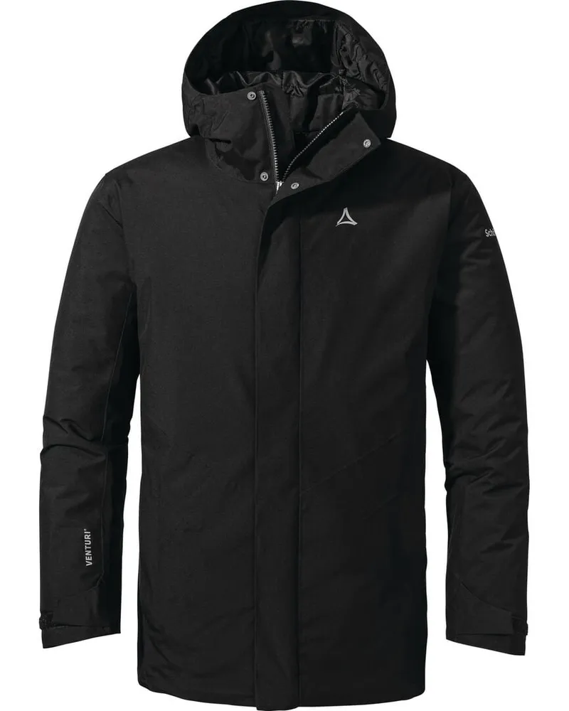 Schöffel Herren Longjacket Hiking Parka Style Froda MNS Schwarz