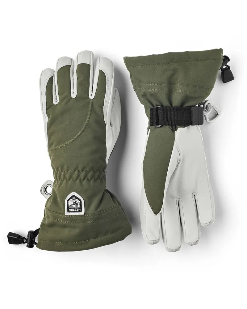 Hestra Damen Skihandschuhe HELI SKI FEMALE  5 Olive