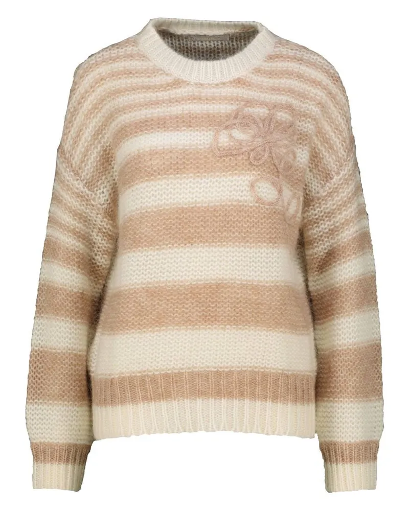 (THE MERCER) N.Y. Damen Strickpullover mit Wolle und Mohair Camel