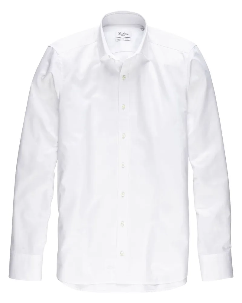 Stenströms Herren Hemd "Slimline" Langarm Weiss