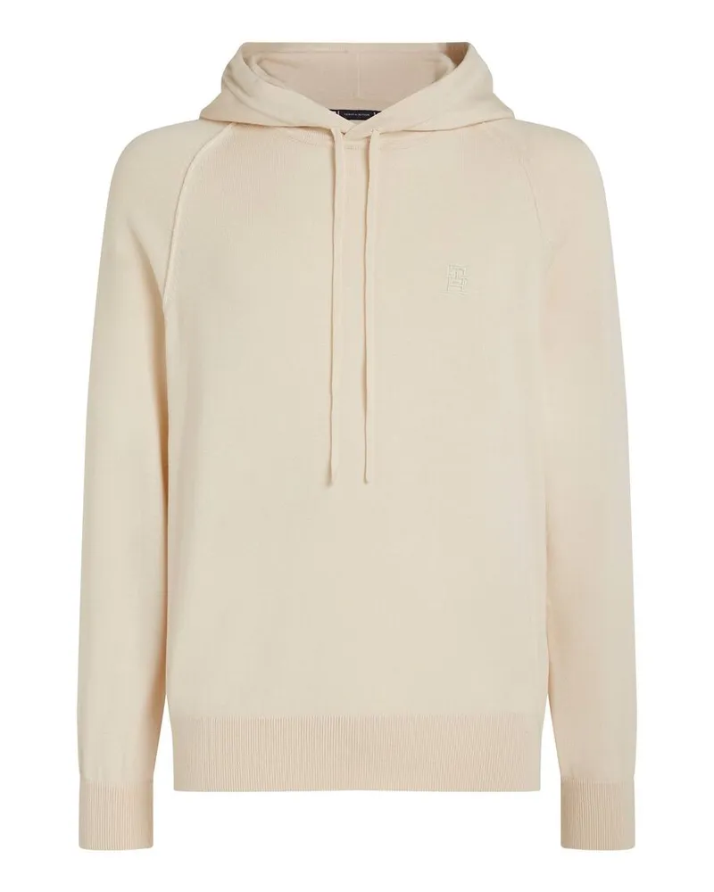 Tommy Hilfiger Herren Hoodie IMD COTTON HOODY Weiss
