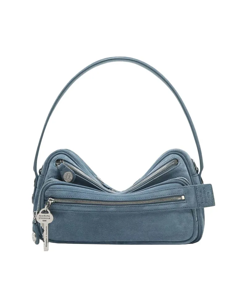 Acne Studios Damen Schultertasche CAMERO PARTY Bleu